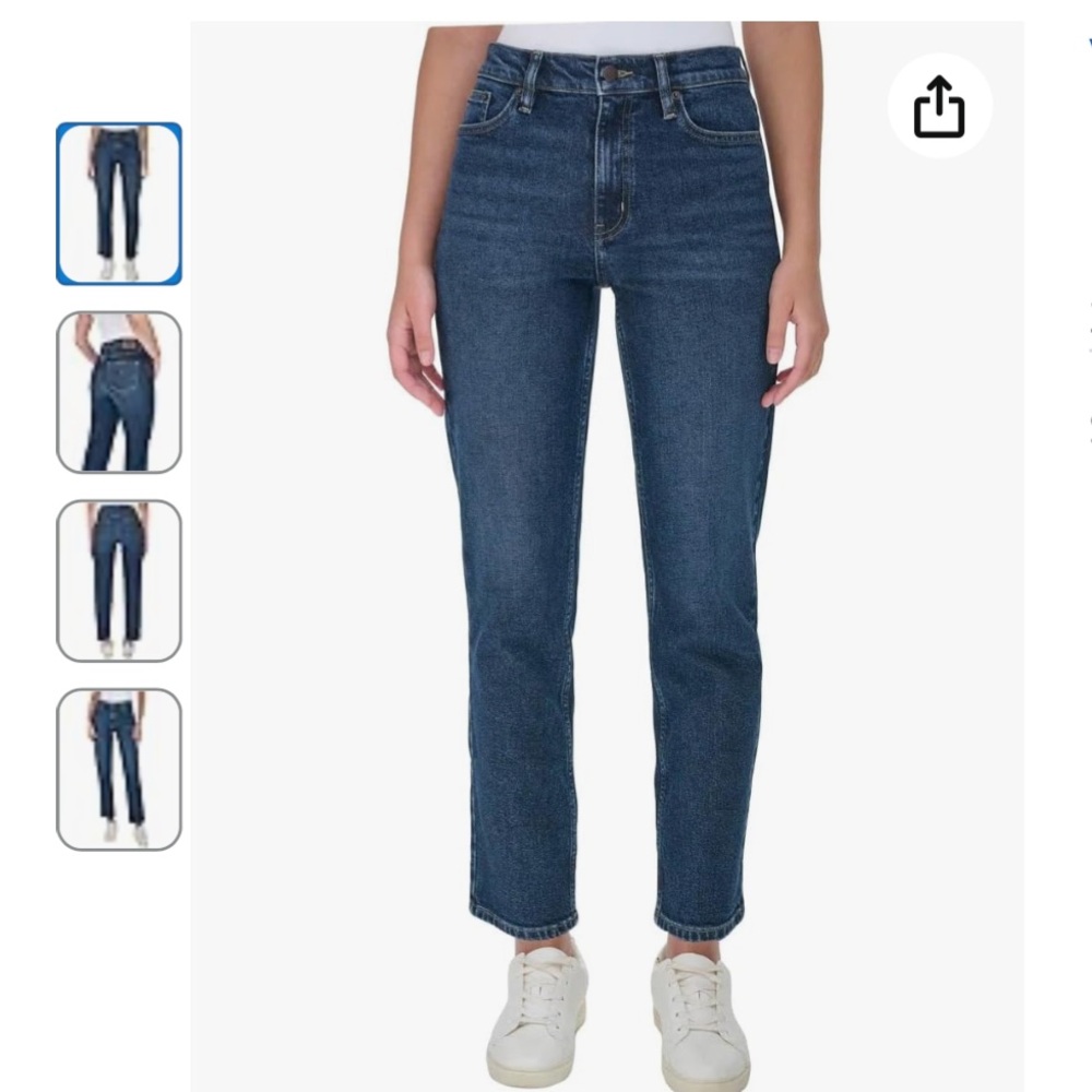 Calvin Klein Jeans Women’s High Rise Straight Leg Jeans Sz 14
